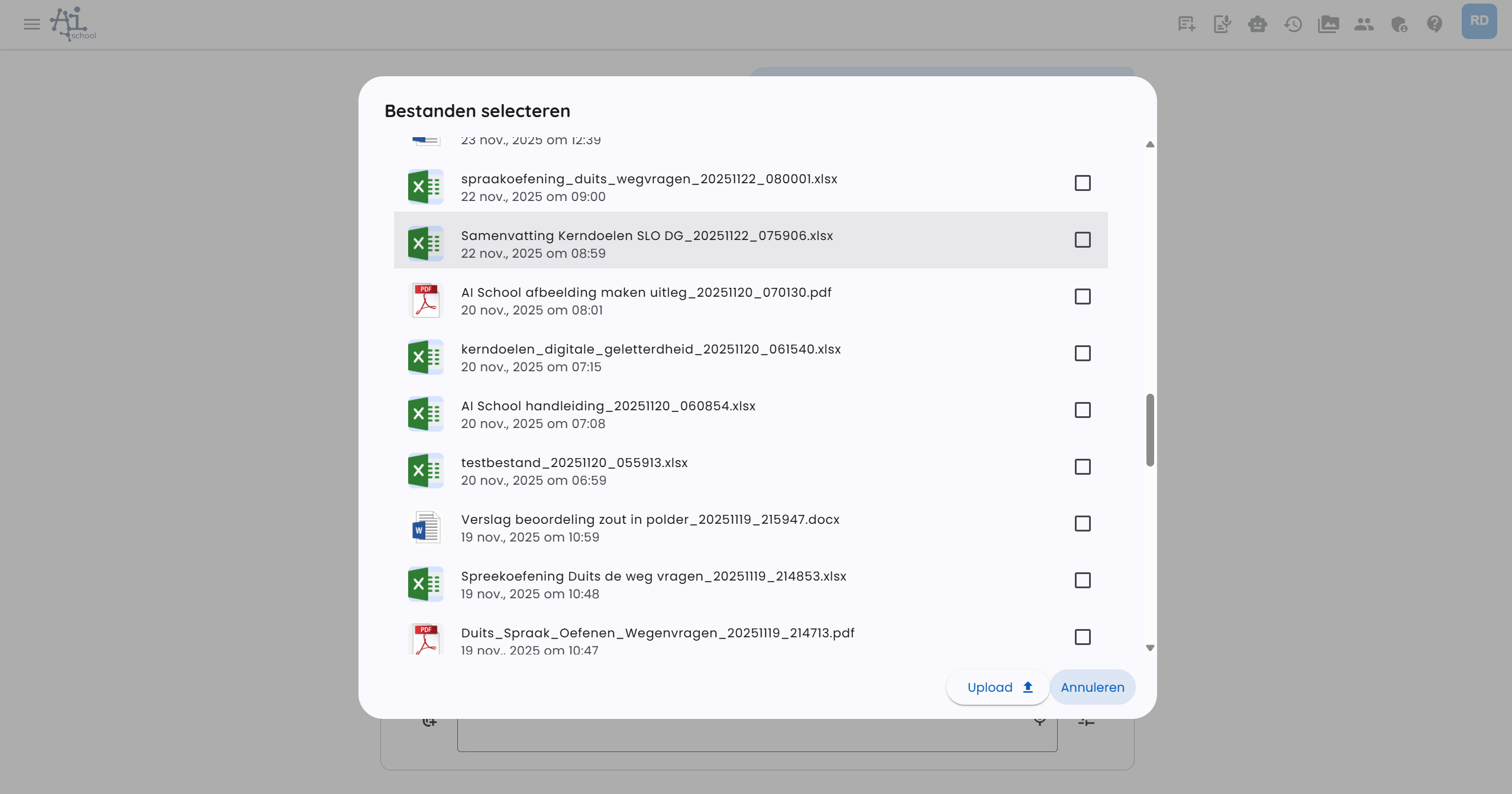 Chat com documentos